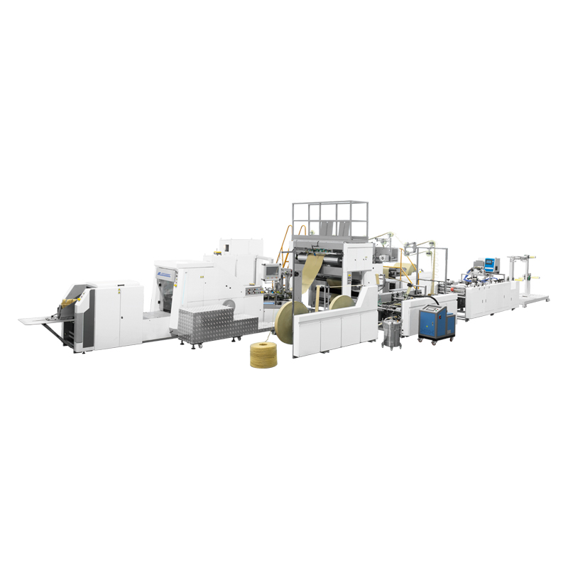 ESR SERIES FULL-AUTOMATIC SQUARE BOTTOM PAPER BAG MAKING MACHINE (WITH ROUND TWISTED HANDLE)